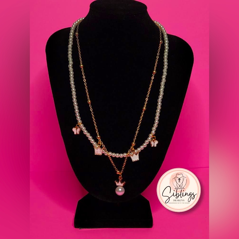 Handmade duo Necklaces and bracelet